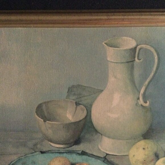 Vintage framed Henk Bos still life fruits print professionally framed - Picture 2 of 8